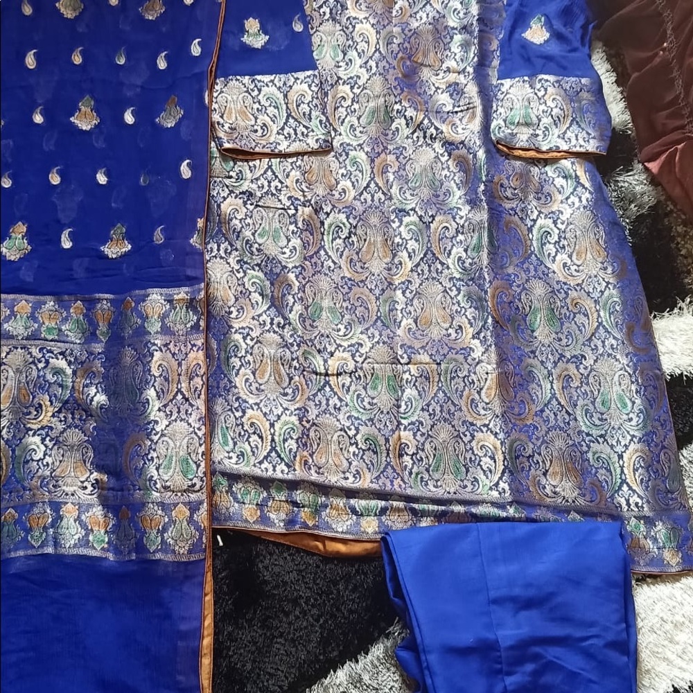 Pure Banarasi 3 peace dress